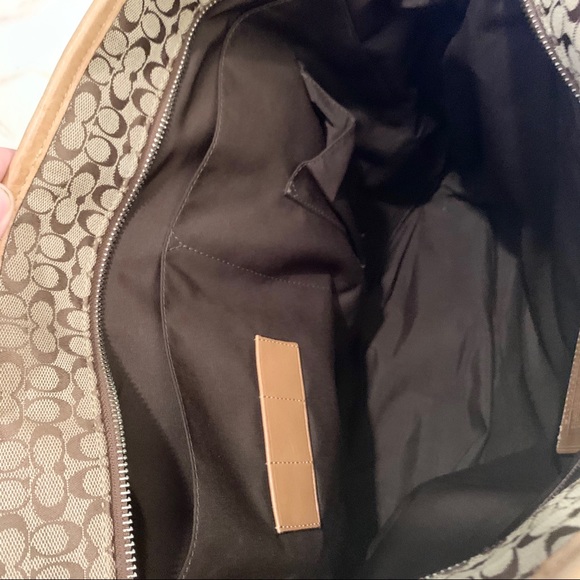 ♦️𝗦𝗢𝗟𝗗♦️ VTG coach large shoulder tote bag - Picture 12 of 16